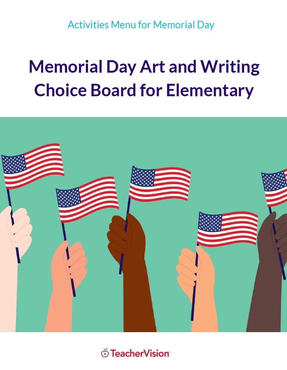 Memorial Day Activities Menu