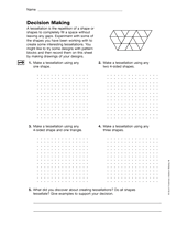 Shapes and Tessellations: Decision Making (Gr. 6)